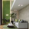 Plafonnier Acier Chrome G9 4 Azalia