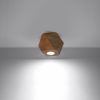 Plafonnier Bois Bois Naturel GU10 1 Woody