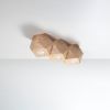 Plafonnier Bois Bois Naturel GU10 3 Woody