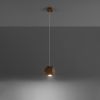 Suspension Bois Bois Naturel GU10 1 Woody