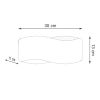Applique Acier Blanc G9 1 Tila