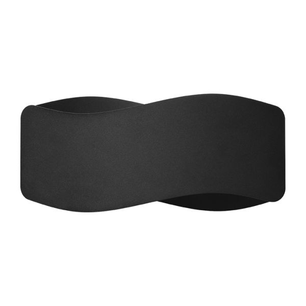 Applique Acier Noir G9 1 Tila