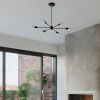 Suspension Acier Noir E27 5 Lango