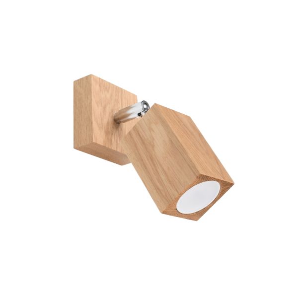 Applique Bois Chêne GU10 1 Keke