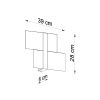 Applique Acier Blanc G9 2 Massimo