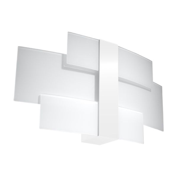 Applique Acier Blanc G9 2 Celia