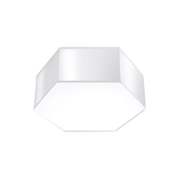 Plafonnier PVC Blanc E27 2 Sunde 11