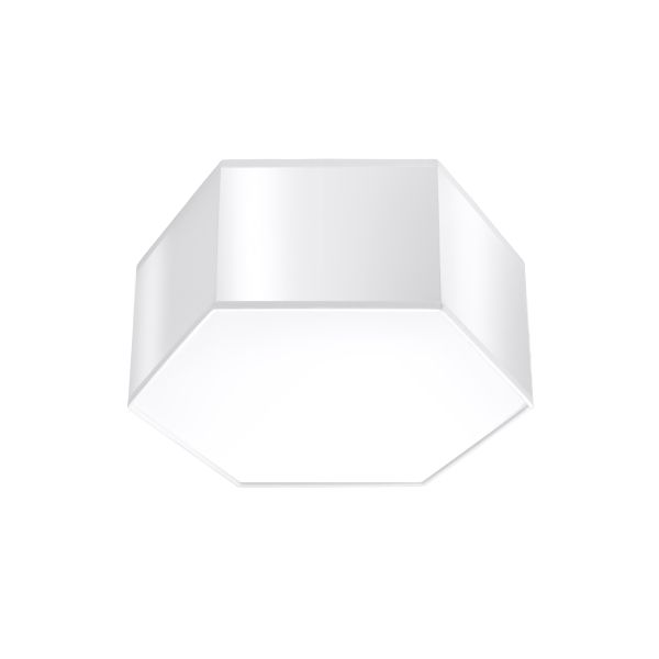 Plafonnier PVC Blanc E27 2 Sunde 13