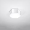 Plafonnier PVC Blanc E27 2 Sunde 13