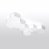 Plafonnier PVC Blanc E27 2 Sunde 13