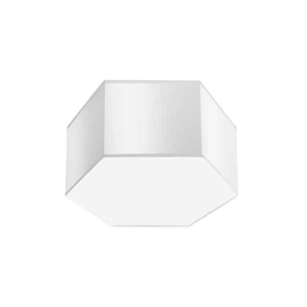 Plafonnier PVC Blanc E27 2 Sunde 15