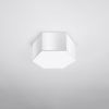 Plafonnier PVC Blanc E27 2 Sunde 15