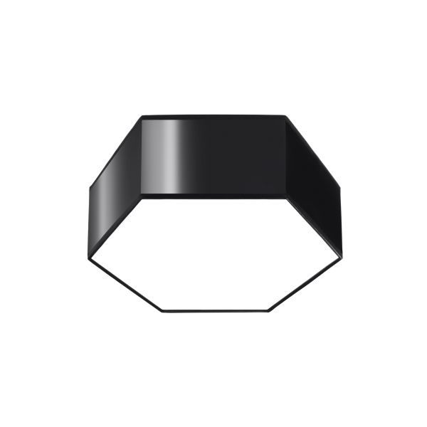 Plafonnier PVC Noir E27 2 Sunde 11