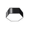 Plafonnier PVC Noir E27 2 Sunde 11