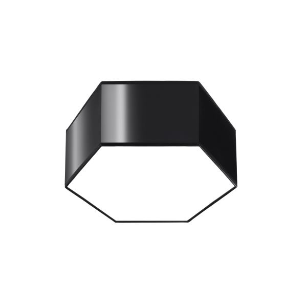 Plafonnier PVC Noir E27 2 Sunde 13