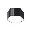Plafonnier PVC Noir E27 2 Sunde 15