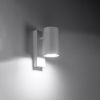 Applique Acier Blanc GU10 1 Utti