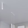Suspension Acier Blanc GU10 3 Lagos