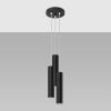 Suspension Acier Noir GU10 3 Lagos
