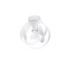 Plafonnier Acier Blanc E27 1 Tulos