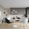Plafonnier Acier Blanc E27 1 Tulos