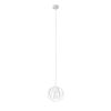 Suspension Acier Blanc E27 1 Tulos
