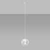 Suspension Acier Blanc E27 1 Tulos