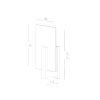 Plafonnier Bois Blanc E27 2 Lappo