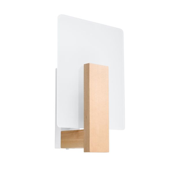 Applique Bois Bois Naturel E14 1 Lappo