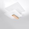 Plafonnier Bois Bois Naturel E27 2 Lappo