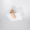 Plafonnier Bois Bois Naturel E27 2 Lappo