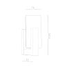 Applique Bois Wengé E14 1 Lappo