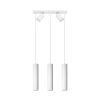 Suspension Acier Blanc GU10 5 Ring