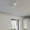 Suspension Acier Blanc GU10 5 Ring
