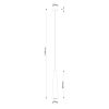 Suspension Bois Bois Naturel GU10 1 Sula