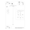 Suspension Bois Bois Naturel GU10 1 Sula