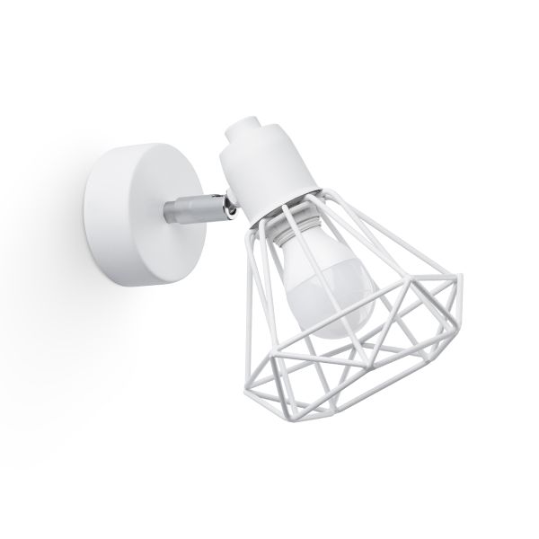 Applique Acier Blanc E14 1 Artemis