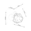 Applique Acier Blanc E14 1 Artemis