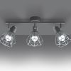 Plafonnier Acier Blanc E14 3 Artemis