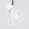 Plafonnier Acier Blanc E14 3 Artemis