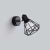 Applique Acier Noir E14 1 Artemis