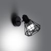 Applique Acier Noir E14 1 Artemis