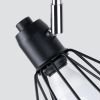 Plafonnier Acier Noir E14 2 Artemis