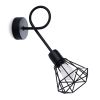 Applique Acier Noir E14 1 Artemis Long