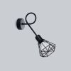Applique Acier Noir E14 1 Artemis Long
