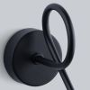 Applique Acier Noir E14 1 Artemis Long