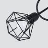 Lustre Acier Noir E14 3 Artemis