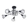Lustre Acier Noir E14 5 Artemis