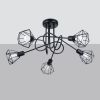 Lustre Acier Noir E14 5 Artemis