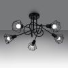 Lustre Acier Noir E14 5 Artemis